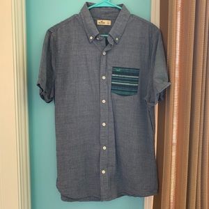 Hollister graphic pocket shirt